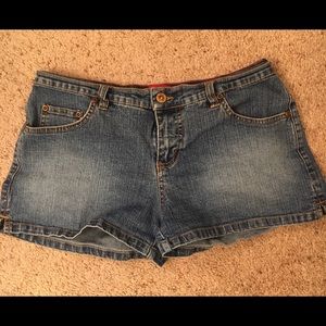 Denim shorts
